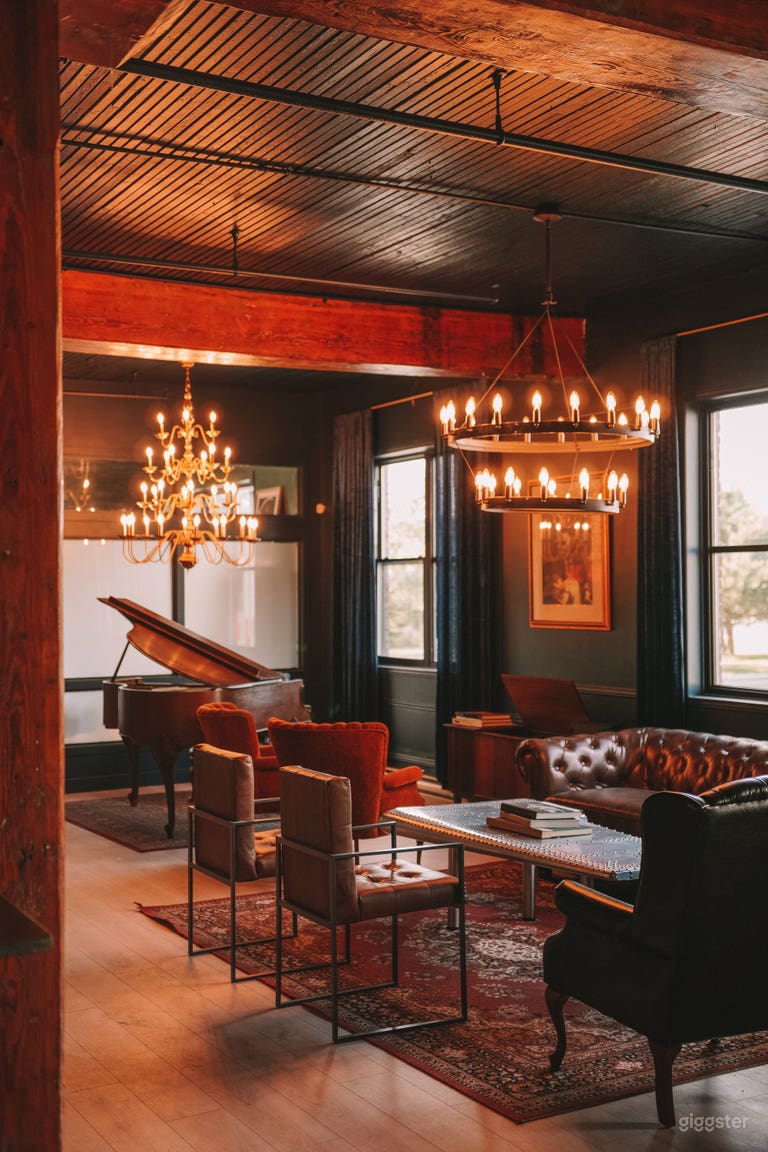  Chic brick wall private club 